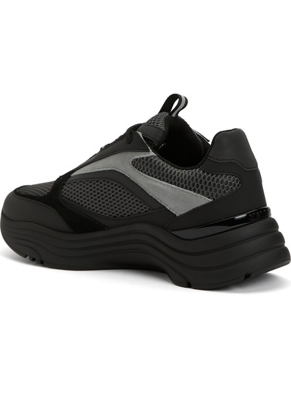 Cyrus 2.0 Siyah Erkek Deri Sneaker