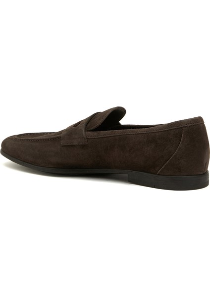 Kahverengi Erkek Deri Loafer