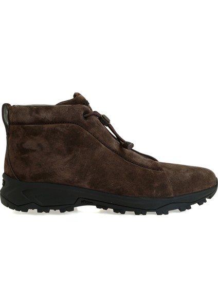 Koyu Kahverengi Erkek Deri Sneaker