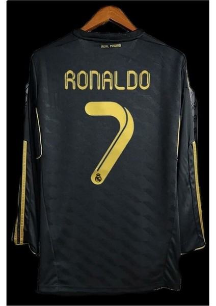 2011/12 Sezonu Real Madrid Cristiano Ronaldo Nostalji Forması Siyah