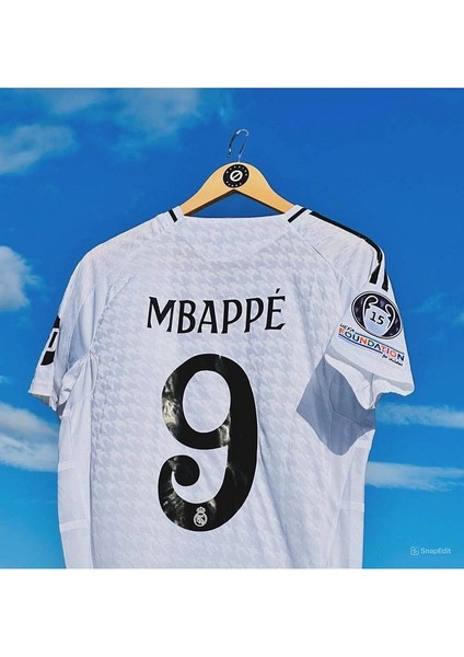 Real Madrid 2024/25 Sezonu #9 Mbappe Iç Saha Forması Beyaz fiyatları