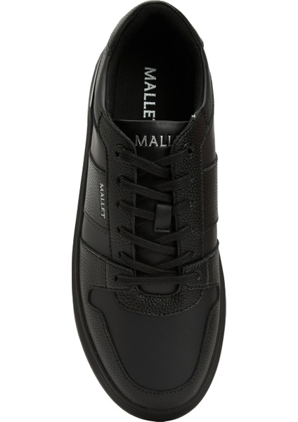 Siyah Erkek Deri Sneaker