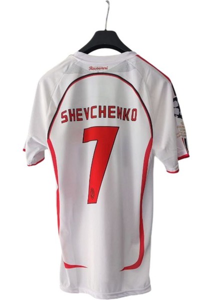 A.c M.i.l.a.n 2007 Sezonu #7 Shevcenko Özel Nostalji Forması Kısa Kol (Beyaz) modelleri