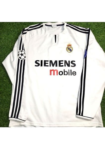 2003/04 R.madrid Iç Saha #isimsiz Futbol Forması Retro Uzun Kollu