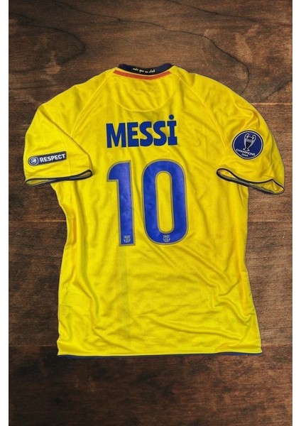 2008/09 Sezonu Barcelona Lionel Messi Nostalji Forması Sarı