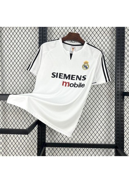 R.madrid 03/04 Iç Saha #7 Raul Futbol Forması Retro Kısa Kollu fiyatları