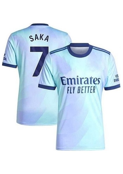 2024/25 Yeni Sezon Bukayo Saka Deplasman Forması (Turkuaz) modelleri