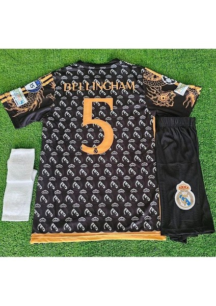 #5 Jude Bellingham Real Madrid 2024/25 Yeni Sezon Konsept Çocuk Forması 4'lü Set (Armalı)