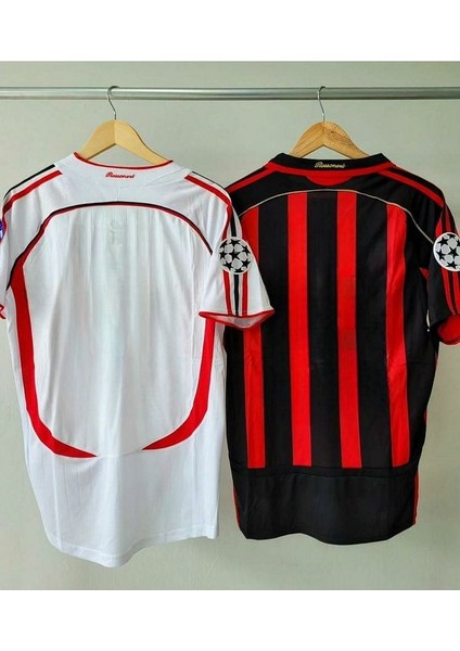 A.c Milan 2007 Sezonu #isimsiz Nostalji Forması Ikili Kombin