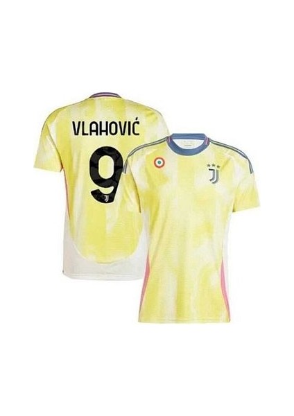 Juventuss 2024/25 Yeni Sezon Dusan Vlahovic Deplasman Forması (Sarı)