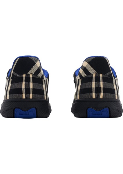 Check Terrace Siyah Deri Erkek Sneakers