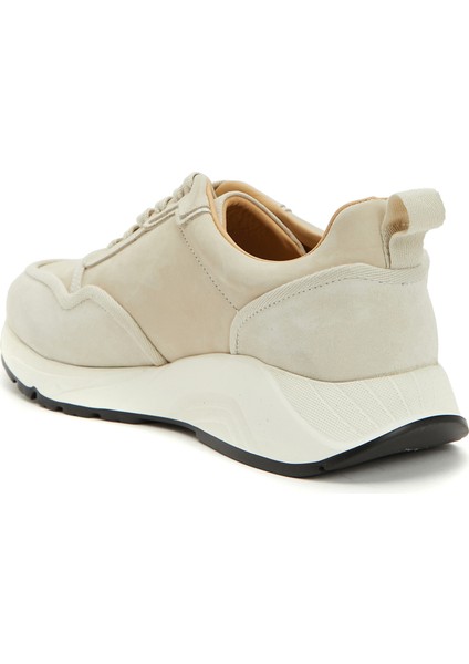 Bej Erkek Süet Sneaker