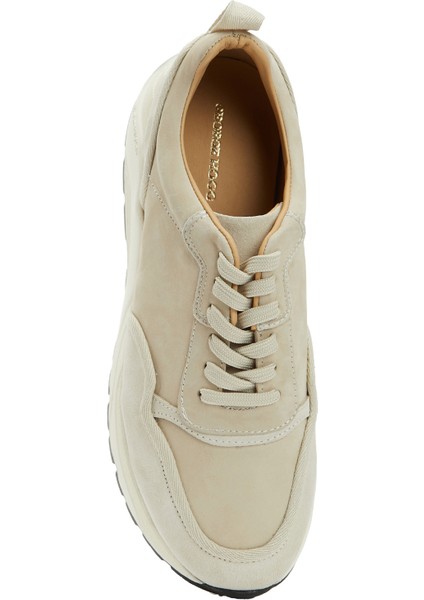 Bej Erkek Süet Sneaker