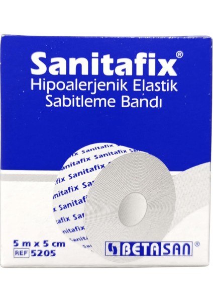 Sanitafix - Hipoalerjenik Esnek Flaster 5cm x 5cm REF:5205