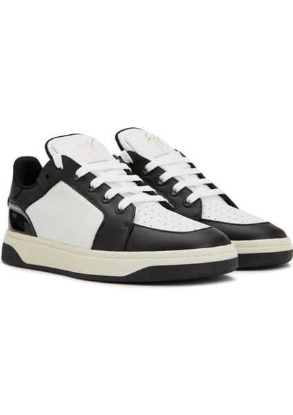 Siyah Erkek Deri Sneaker