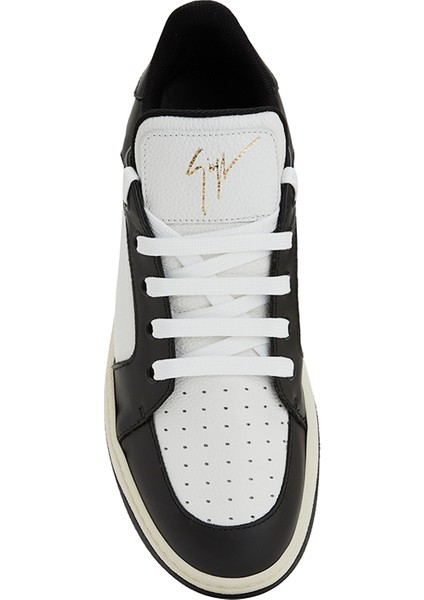 Siyah Erkek Deri Sneaker