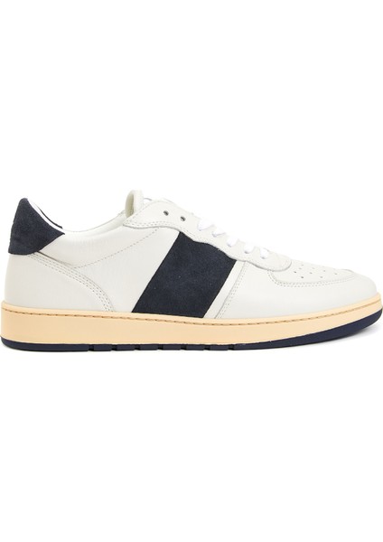 Destroyer Beyaz Erkek Deri Sneaker