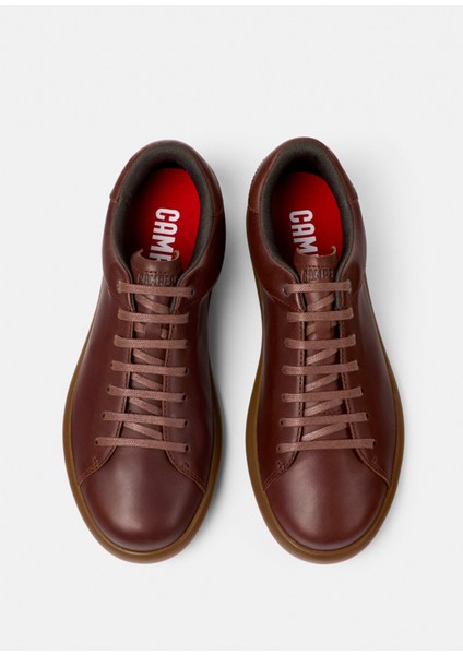 Pelotas Soller Kahverengi Deri Erkek Sneaker fırsatları