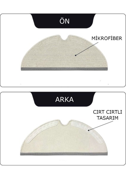 Uyumlu Yedek Parça Seti, Roborock Mop Q5-Q8 Max S5-S6 Max Plus fiyatları