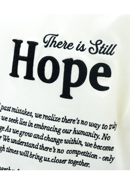 Erkek Kısa Kol Hope Oversize Ekru