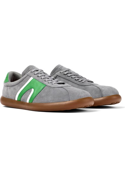 Pelotas Soller K100937-001 Gri Nubuk Deri Erkek Spor Ayakkabı