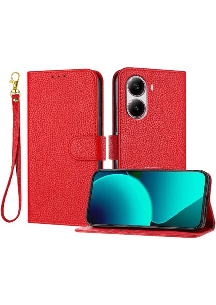 Telefon Kılıfı Için Xiaomi Poco X7 Pro 5g Pu Deri Cüzdan Flip Folio Kart (Yurt Dışından)