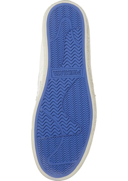 Steven Beyaz Erkek Deri Sneaker