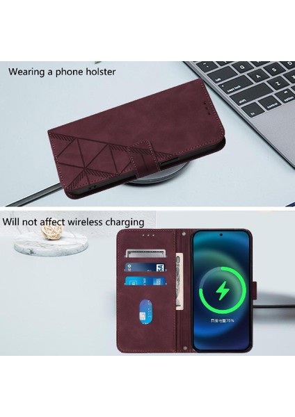 Xiaomi Poco M6 4g Pu Deri Flip Folio Kitap Koruyucu Kredi Için Kılıf (Yurt Dışından) modelleri