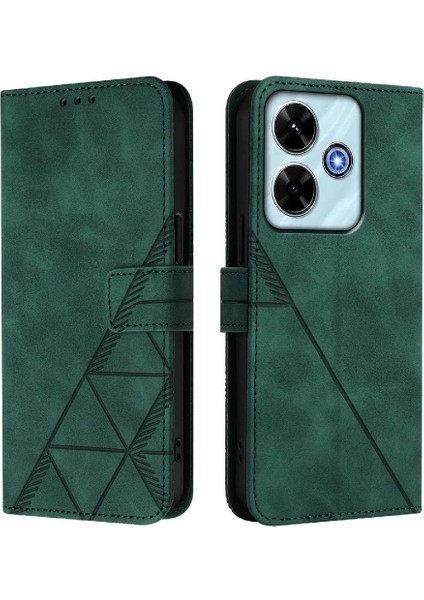 Xiaomi Poco M6 4g Pu Deri Flip Folio Kitap Koruyucu Kredi Için Kılıf (Yurt Dışından) indirimleri