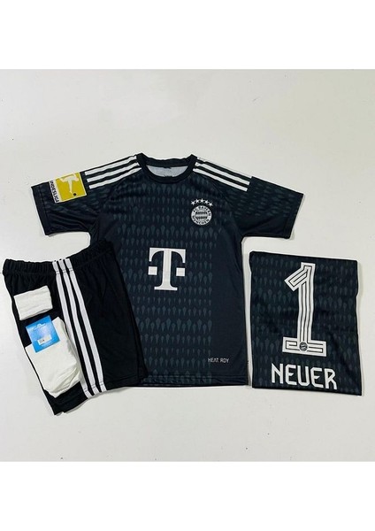 #1 Never Bayern Münih Kaleci Çocuk Forması 4 Lü Set