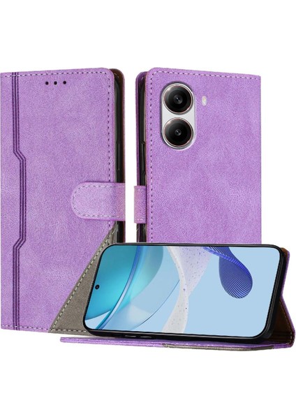 Xiaomi Poco X7 Pro 5g Için Kılıf Manyetik Kapatma Handy Standı Pu Deri (Yurt Dışından)