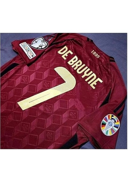 Belçika 2024/25 Yeni Sezon #7 Kevın De Bruyne Iç Saha Çocuk Forması 4 Lü Set