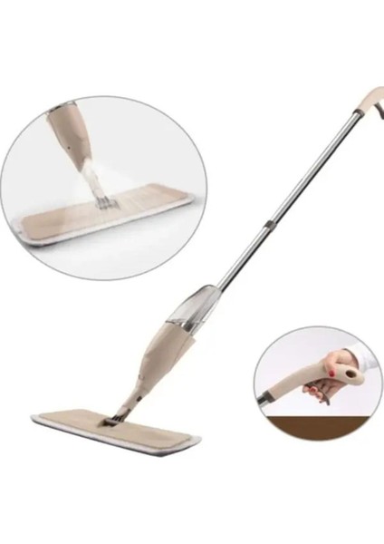 Şık Su Püskürtmeli Mop Seti ve Yedek Toplar, Temizlikte Kolaylık