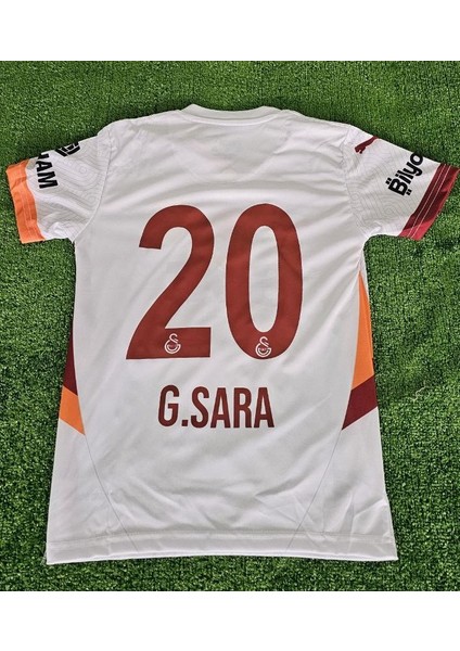 2024/25 G.s.k Gs/galætasaræy #gabriel Sa'ra #20 Deplasman Forması Beyaz
