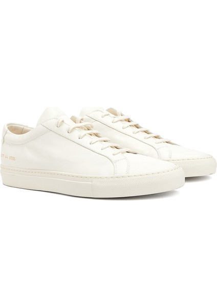 Beyaz Erkek Deri Sneaker