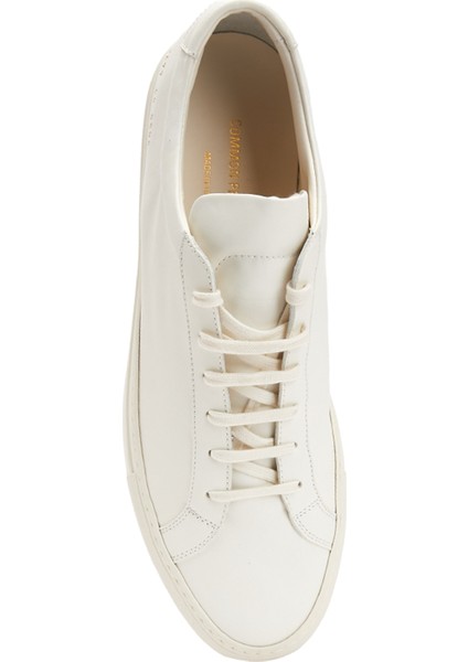 Beyaz Erkek Deri Sneaker