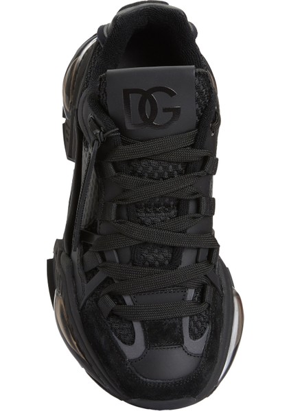Airmaster Siyah Erkek Deri Sneaker fırsatları