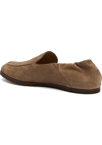 Kahverengi Erkek Süet Loafer