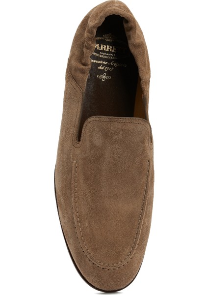 Kahverengi Erkek Süet Loafer