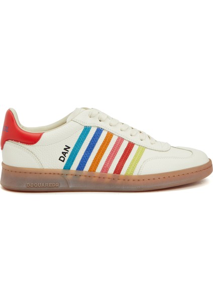 Çok Renkli Erkek Deri Sneaker
