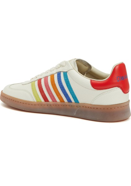 Çok Renkli Erkek Deri Sneaker