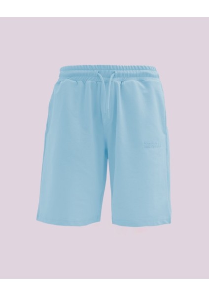 Buz Mavi Basıc Short