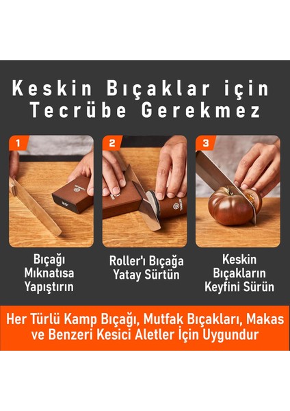 Profesyonel Roller Bıçak Biley Seti - Kolaylıkla Tecrübe Gerektirmeyen Muhteşem Keskinlik 15 ve 20 Derece Bıçak Bileği fiyatları
