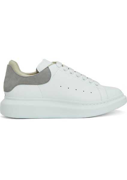 Oversized Beyaz Erkek Deri Sneaker