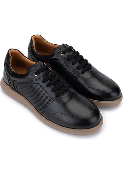 Erkek Hakiki Deri Siyah Sneakers & Spor Ayakkabı 1093 1198 Erk Ayk Y25 Sıyah Nappa Dr fiyatları