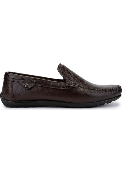 Erkek Hakiki Deri Kahverengi Loafer Ayakkabı 683 2026 Erk Ayk Y25 Kahve Fltr