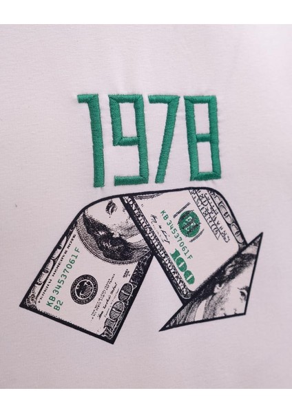 Erkek Kısa Money Flow Oversize Ekru Tişört modelleri