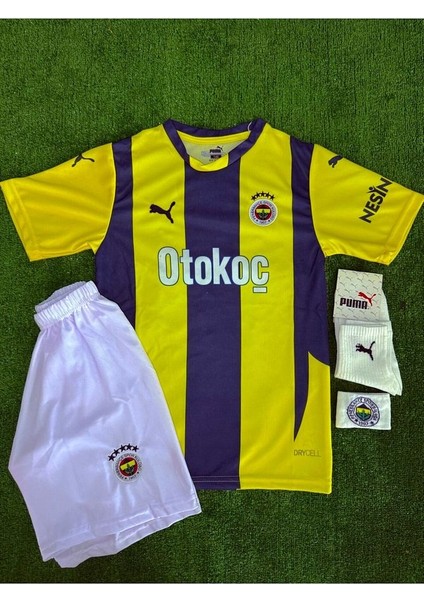 Fenérbãhçe//isimsiz Sarı/lacivert 24/25 Yeni Sezon Çocuk Forması modelleri