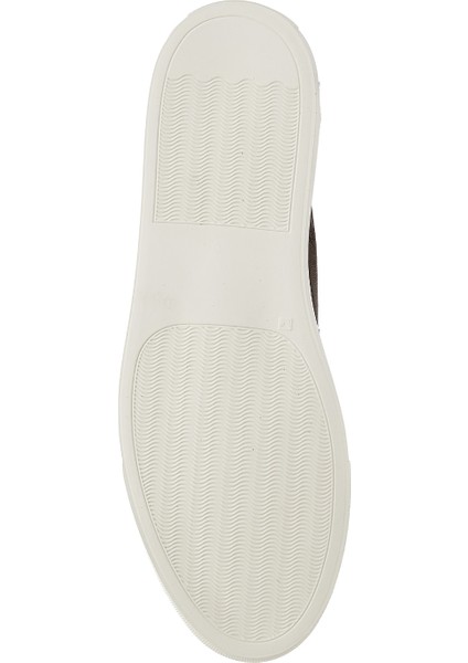 Koyu Gri Erkek Deri Sneaker