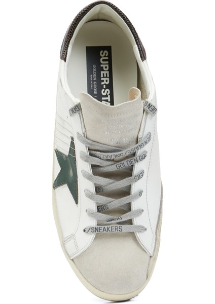Super Star Beyaz Erkek Deri Sneaker fırsatları